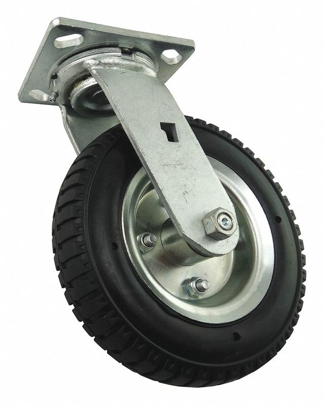 Flat-Free Plate Caster Swivel 400 lb. MPN:426A85