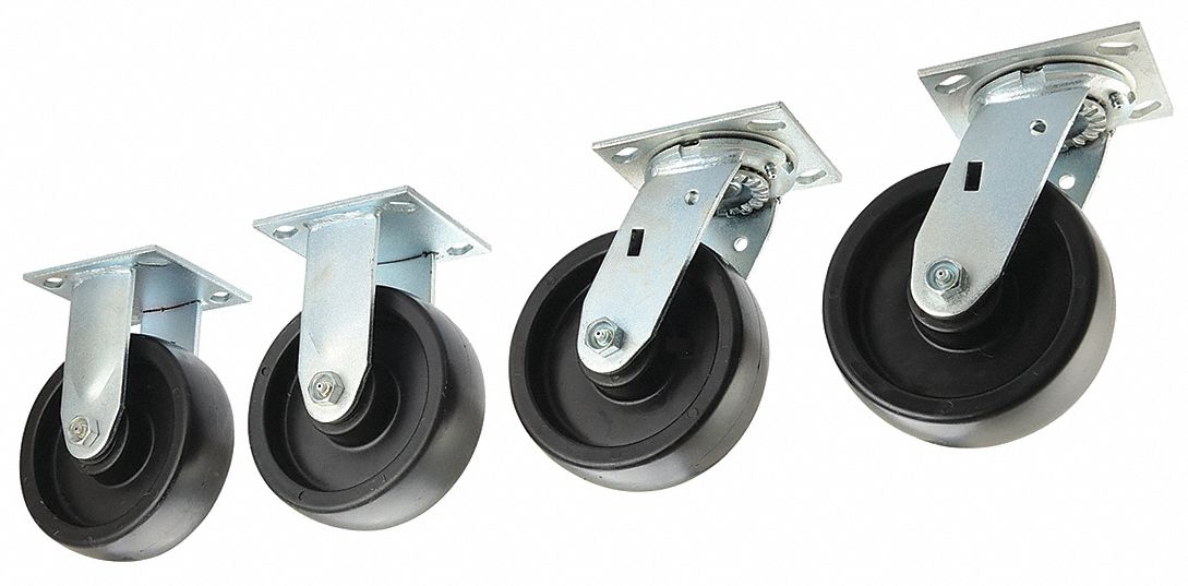 Standard Plate Caster Swivel/Rigid PK4 MPN:435X98