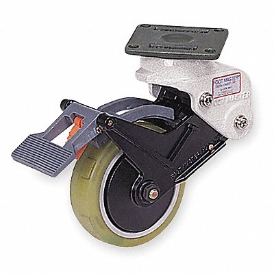 Shock-Absorbing Plate Caster Swivel MPN:GDS-100B-SF