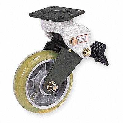 Shock-Absorbing Plate Caster Swivel MPN:GDS-150B-SF