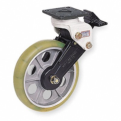 Shock-Absorbing Plate Caster Swivel MPN:GDS-200B-SF