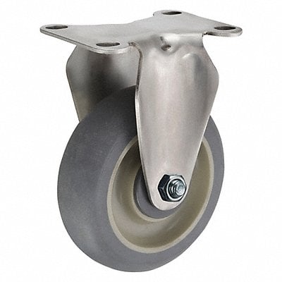 Standard Plate Caster Rigid 250 lb. MPN:P12RX-RCP035B-12-TG