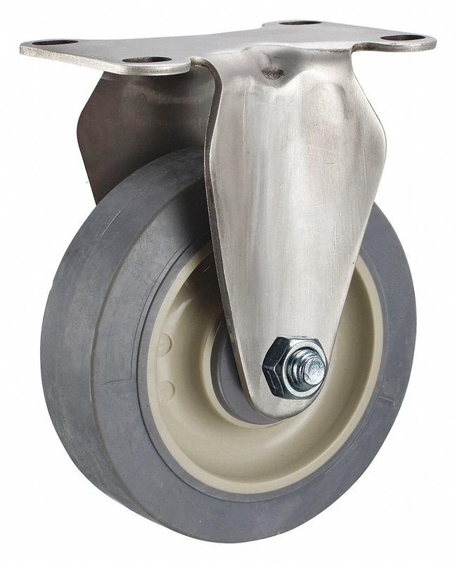 Standard Plate Caster Rigid 300 lb. MPN:P12RX-RP040B-12-001