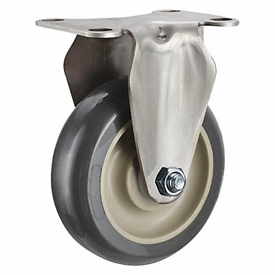 NSF-Listed Plate Caster Rigid 300 lb. MPN:P12RX-UP030D-12