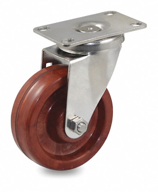 Standard Plate Caster Swivel 220 lb. MPN:P12SX-HRP040G-12