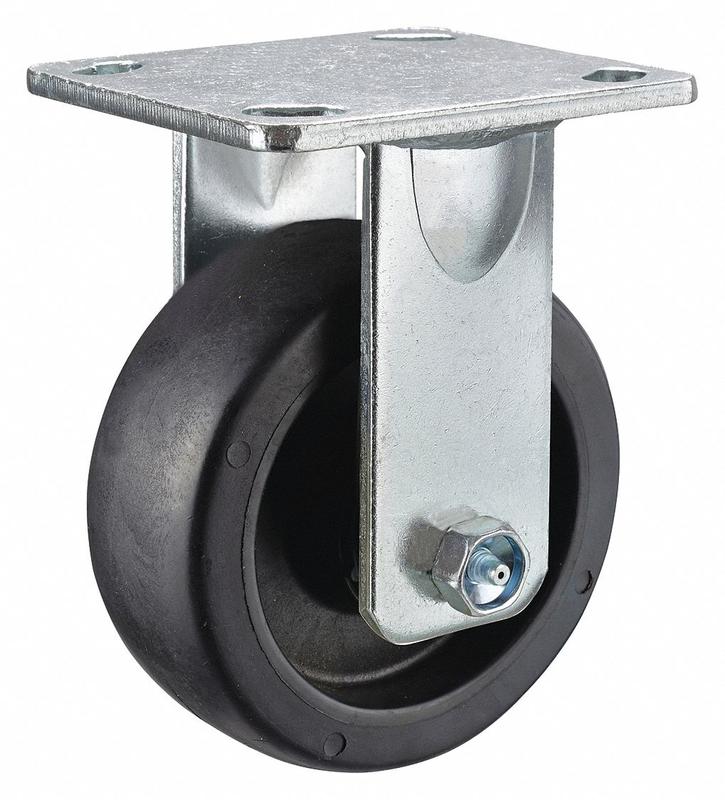 Standard Plate Caster Rigid 450 lb. MPN:P21R-PB040R-14