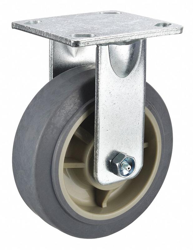 Standard Plate Caster Rigid 300 lb. MPN:P21R-RP040K-14