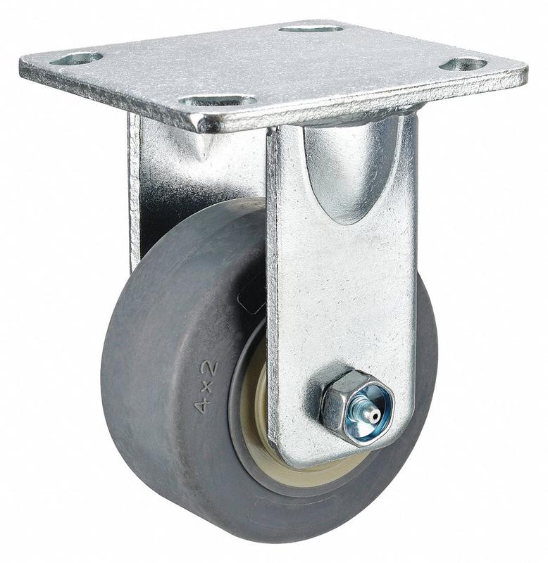 Standard Plate Caster Rigid 300 lb. MPN:P21R-RP040R-14