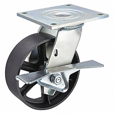 Standard Plate Caster Swivel 1200 lb. MPN:P21S-C060R-15-CB-001