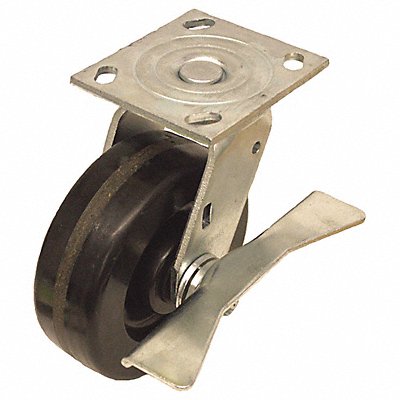 Standard Plate Caster Wheel 6 Dia MPN:P21S-PH060R-14-CB