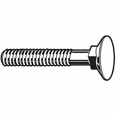 Plow Bolt Fastener L 4 1/2 in PK50 MPN:B01036.062.0450