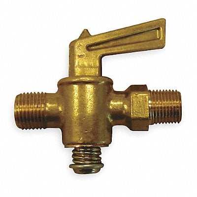 Ground Plug Valve 1/8 In 30 PSI Brass MPN:A664