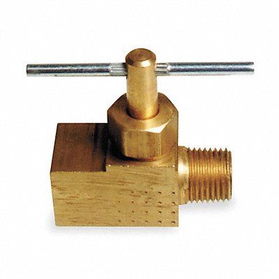 Needle Valve Straight Brass 1/4 In. MPN:6MN32