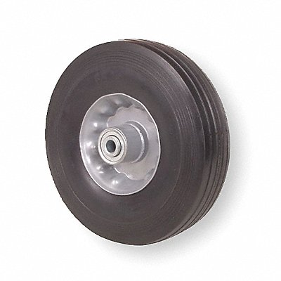 Flat-Free Solid Rubber Wheel 6 200 lb. MPN:1NWY3