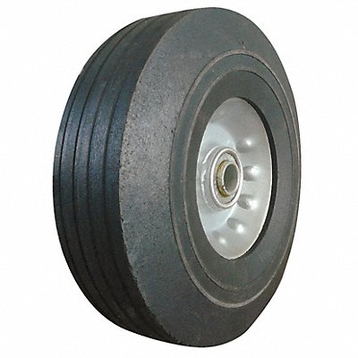 Flat-Free Solid Rubber Wheel 8 400 lb. MPN:1NWZ4