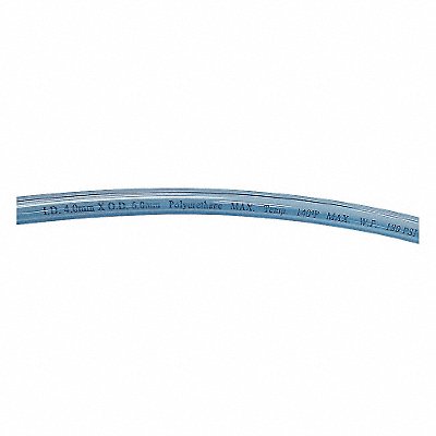 Tubing 4 IDx6mm OD 100 Ft Clear Blue MPN:1PBR6