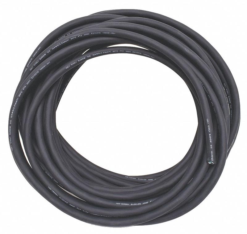 Portable Cord 3 Cond 12 AWG SJOOW 50ft MPN:E3695