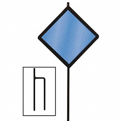 Reflective Driveway Marker Blue PK12 MPN:DMD80048B