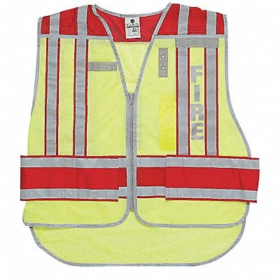 Safety Vest Hi Vis Green Fire 2XL MPN:4003BV-2X-4X