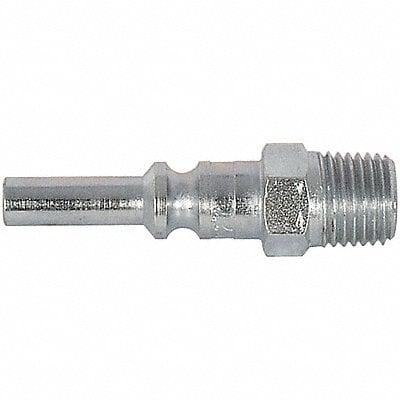 Coupler Plug MNPT 1/4 Steel PK2 MPN:5ZLR4