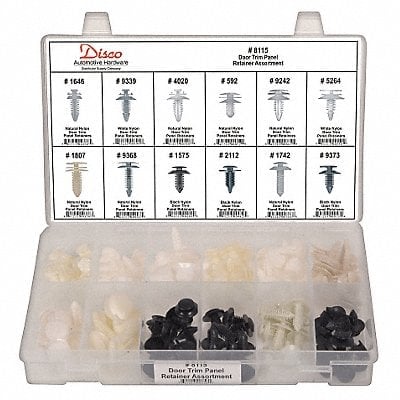 Panel Retainer Assortment 120 Pc MPN:8115