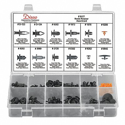 Honda Retaier Assortment 121 Pc MPN:8177