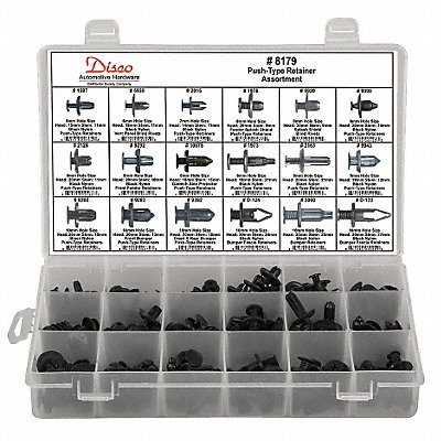 Honda / Acura Retainer Assortment 164 Pc MPN:8179