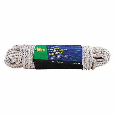 Rope Cotton 3/8in Dia 100 ft. MPN:237-WA