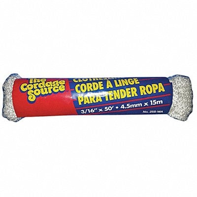 Rope 50ft Wht 20lb. Polyester MPN:25S-WA