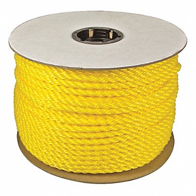 Rope Polypropylene 1/4 x 1200 ft Yellow MPN:300080-01200-111