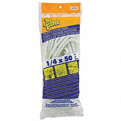 Rope 50ft Wht Nylon MPN:333P-WA