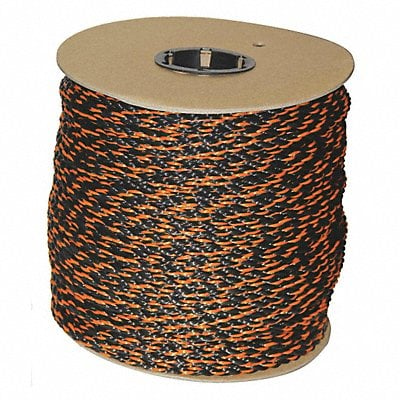 Rope 600ft Blk/Orng 215lb. Polyprpylne MPN:340120-BOT-00600-R0330