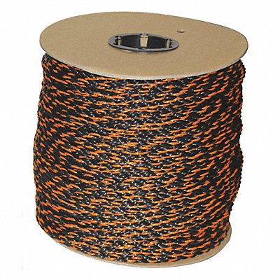 Rope 600ft Blk/Orng 340lb. Polyprpylne MPN:340160-BOT-00600-R0331