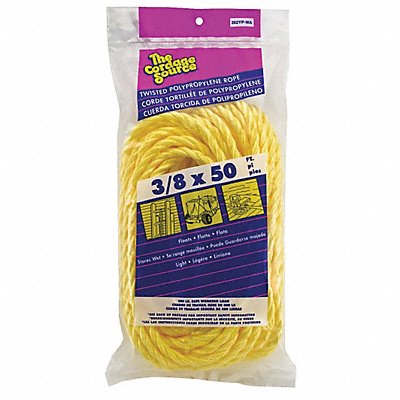 Rope 50ft Yllw 308lb. 3/8 in Polyprpylne MPN:362YP-WA