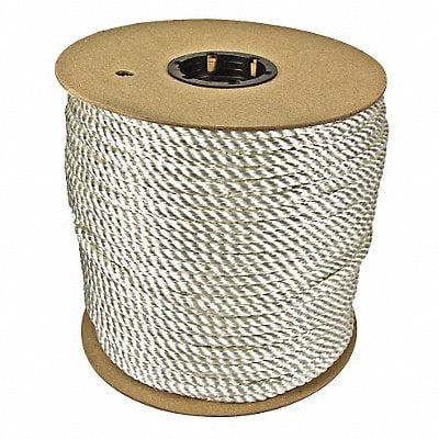 Rope Nylon 3/8in Dia 600 ft 379lb. MPN:430120-WHT-00600-05123