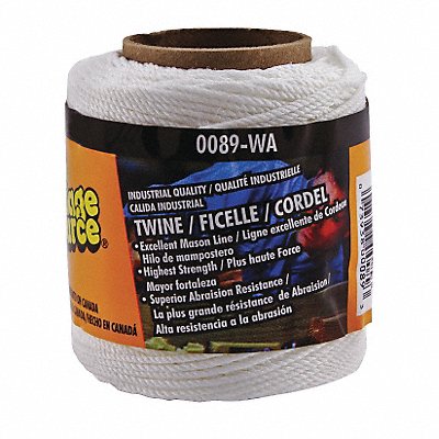 Twine Nylon #18 250 ft White MPN:89-WA