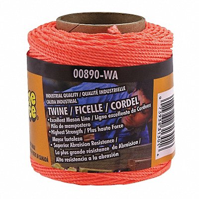 Twine Nylon #18 250 ft Orange MPN:89O-WA