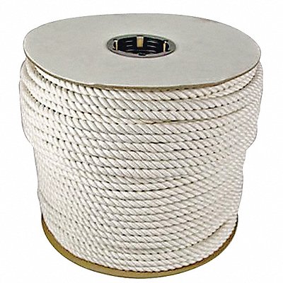 Rope 600ft Wht 3/8 in Dia Cotton MPN:CTF066-01