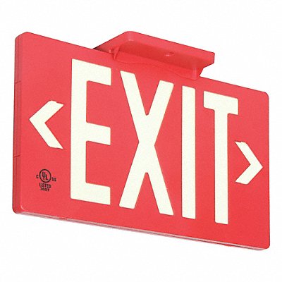 D6993 Exit Sign 8 5/8 in x 15 7/8 in Plastic MPN:GRAN1382