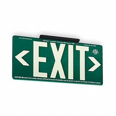 D6993 Exit Sign 8 5/8 in x 15 7/8 in Plastic MPN:GRAN1384