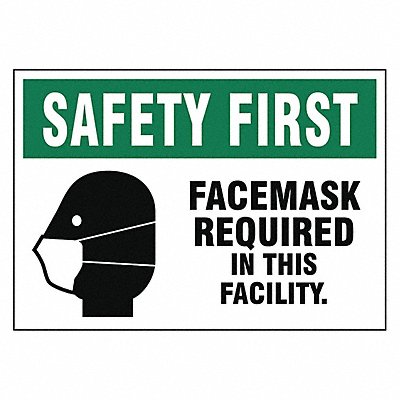 Adhesive Safety Sign MPN:S513-710-V