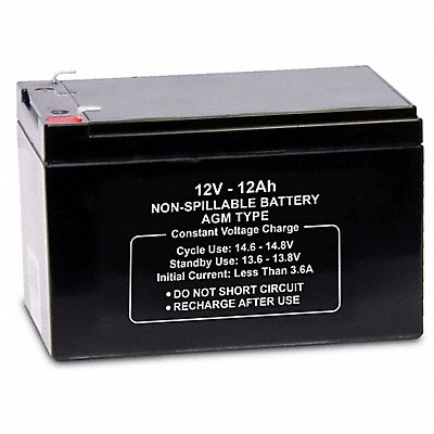 Sealed Lead Acid Battery 12VDC 12Ah MPN:47012