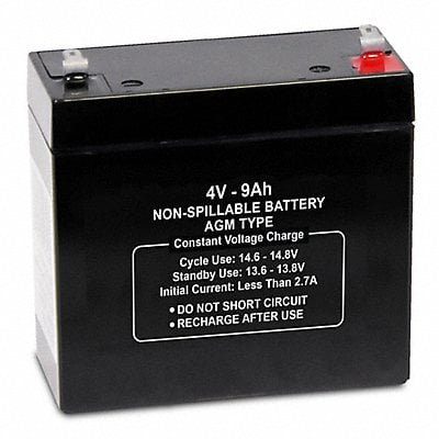 Sealed Lead Acid Battery 4VDC 9Ah MPN:47027