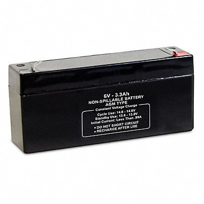 Sealed Lead Acid Battery 6VDC 3.3Ah MPN:47029