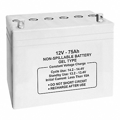 Sealed Lead Acid Battery 12V 75Ah GEL MPN:47045