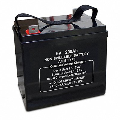 Sealed Lead Acid Battery 6V 200Ah L5 MPN:47050