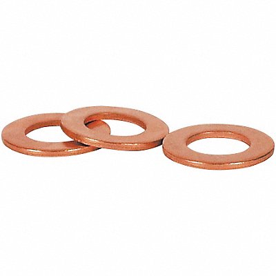 Bndd SealWshr Plain Copper M6 12x1mm 25 MPN:5MXG3