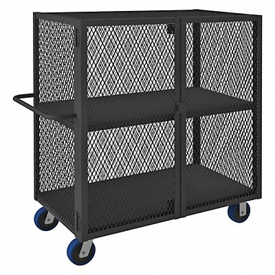 Security Truck 1 Shelf 2000 lb. MPN:HTL-2448-DD-2-6PU-95