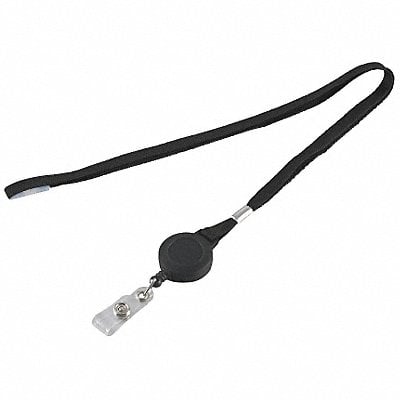 D0076 Flat Neck Cord and Reel Black MPN:2XKJ9