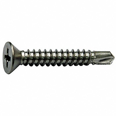 Drill Screw Flat #10 410SS 1.25 L PK50 MPN:U31880.019.0125